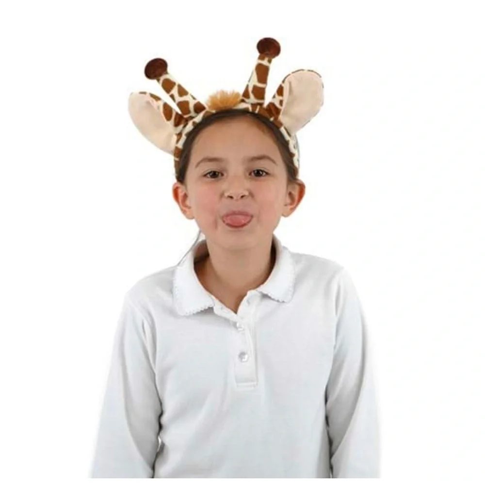 NEW giraffe ears headband & green crochet headband Halloween costume cosplay